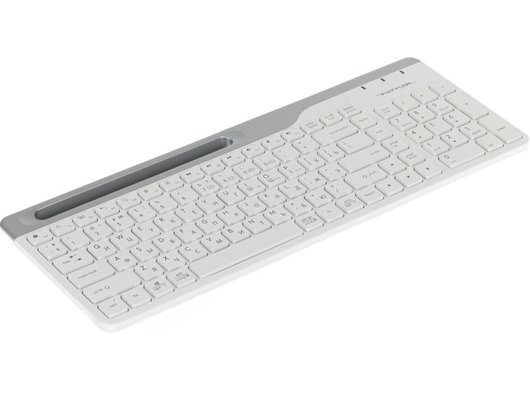 Клавиатура беспроводная A4Tech Fstyler FBK25 белый/серый (FBK25 WHITE)